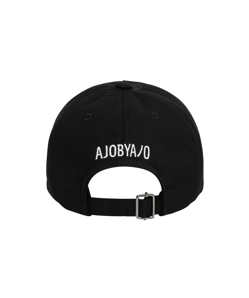 AJOBYAJO [Pba] Ajo Pictogram Nylon Applique Cap [Black]