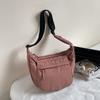 Dumpling Bag Lazy and Relaxed Messenger Bag Women's Lightweight Nylon Canvas Bag Commuter Leisure Sports Shoulder Bag