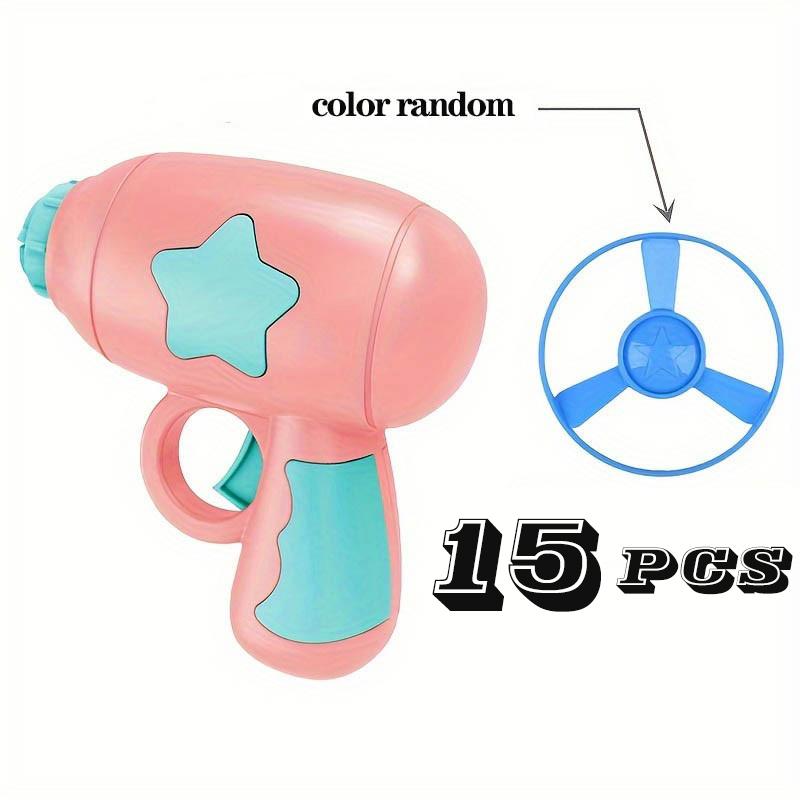 1 Set Giocattolo per Gatti Interattivo Gioco per Animali Domestici Allenamento Lanciatore 15 Pezzi Dischi Volanti con Leggero Suono Giocattolo per Gatti Cuccioli Accessori per Gatti