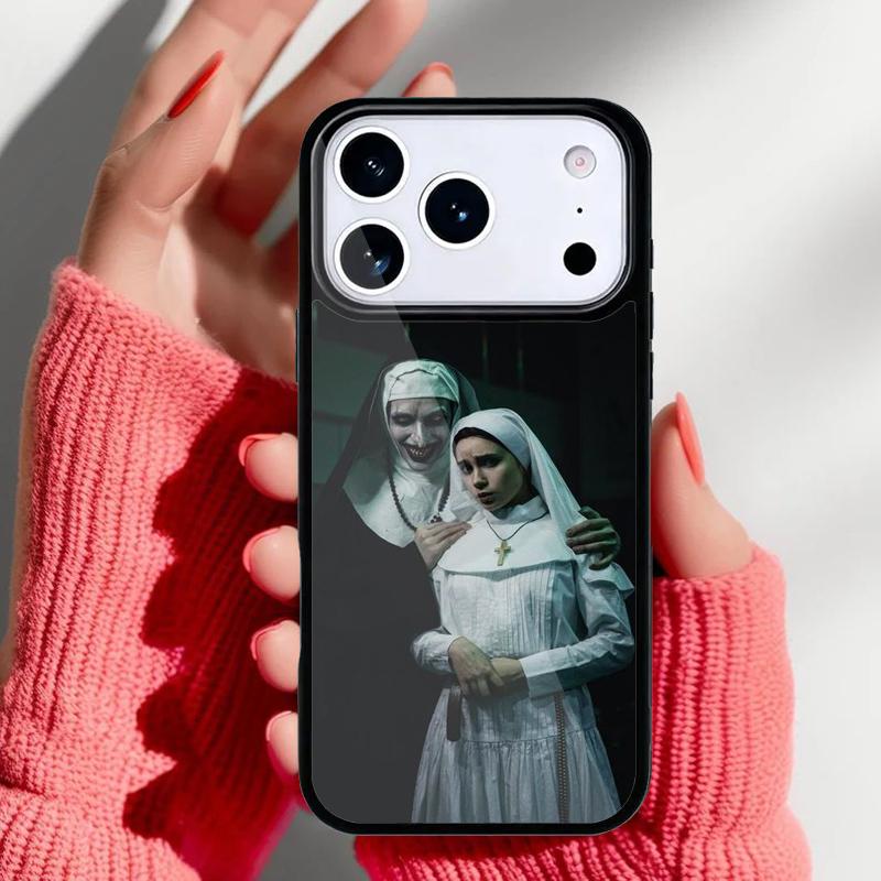 Creepy Nun Dead Horror Phone Case for iPhone 17 16 15 14 13 Pro Max Back Cover for 12 11 Pro Coque