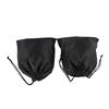 Portable Dustproof Drawstring Shoes Pouch Organizers Waterproof Drawstring Bag Black Nylon Bag Shoes Storage Bags for Travel