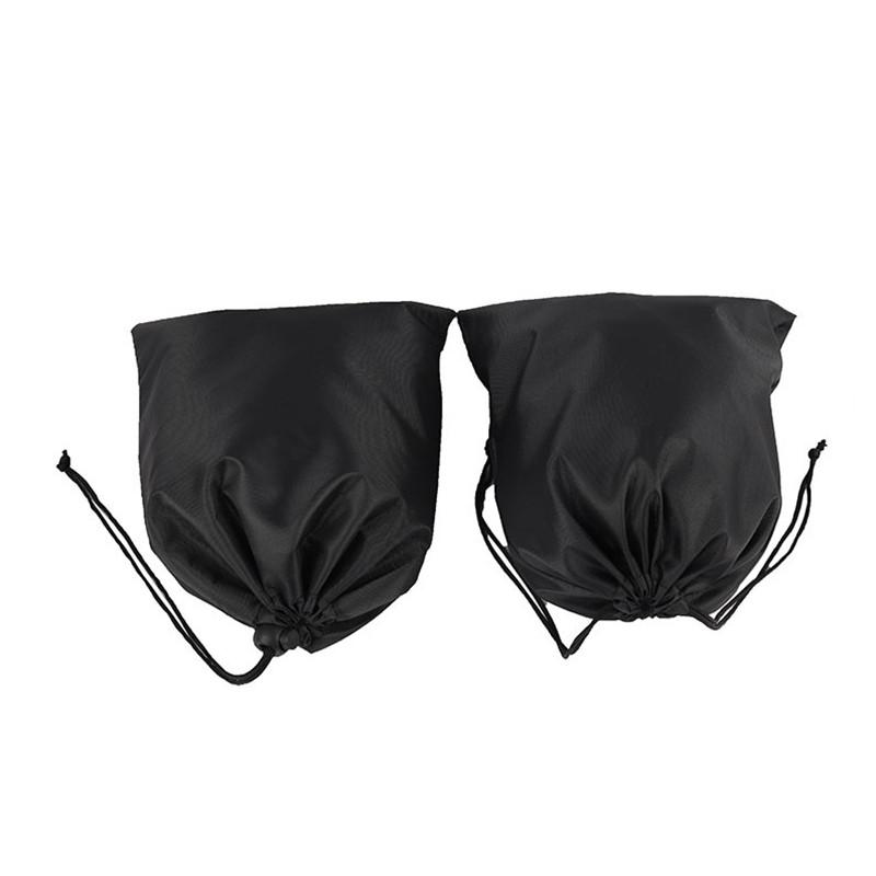 Portable Dustproof Drawstring Shoes Pouch Organizers Waterproof Drawstring Bag Black Nylon Bag Shoes Storage Bags for Travel