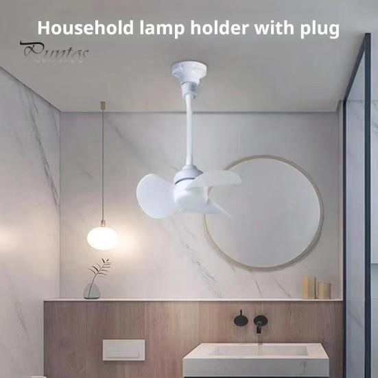 Ceiling Fan Strong Airflow Low Noise 360-Degree Adjustable Simple Installation Bedroom Living Room Air Circulation Fan Accessories