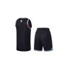 Li Ning Sports Basketball Series Letter Print Basketball Suit Men Suits Black AATT013-6