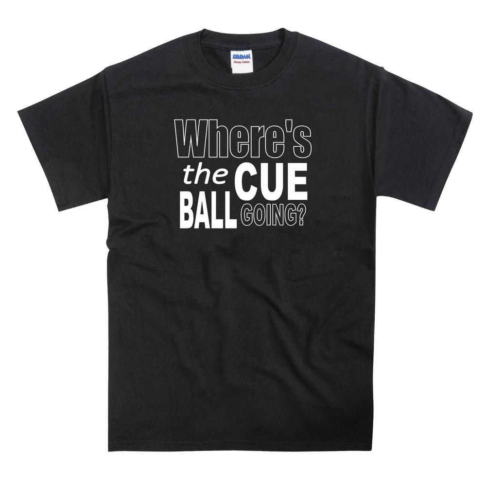 Snooker Where s The Cue Ball Going Premium Quality T-Shirt XL