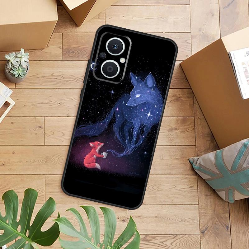 Watercolor Painting The Fox Phone Case For OPPO Reno 14 13 12 11 F 10 Pro 8T 7 8 Lite OPPO Find X8 X6 X5 X9 Pro Cover