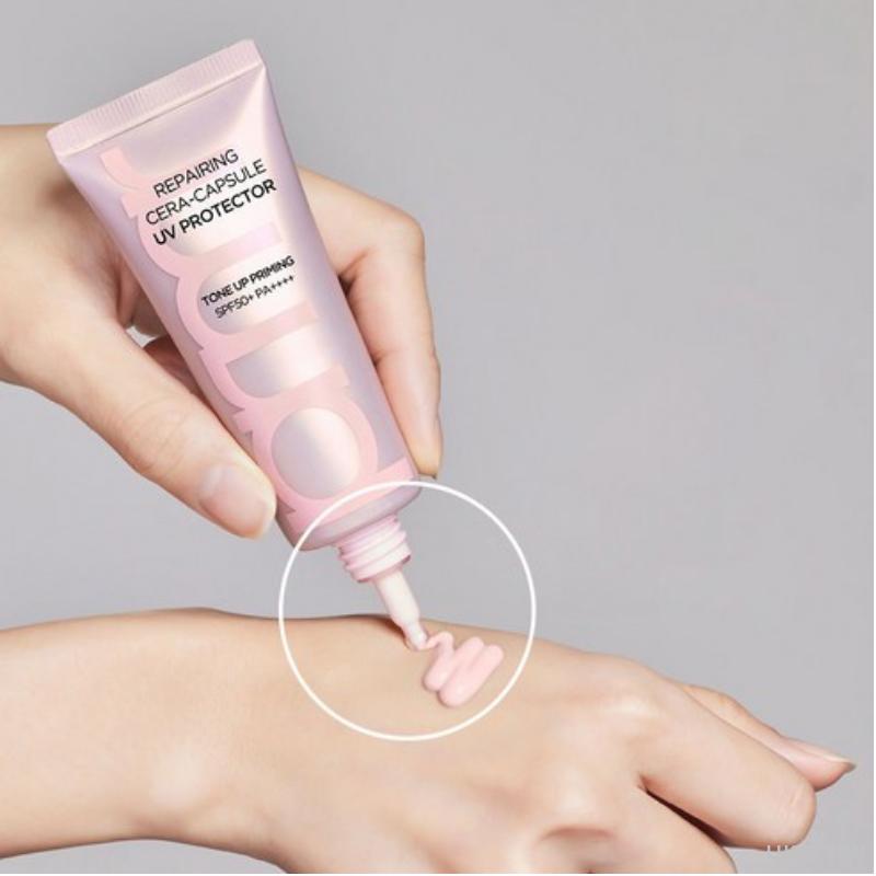 Primera Repairing Cera Capsule UV Protector Tone-Up Priming SPF50+ PA++++ 40ml (+Free Gift)