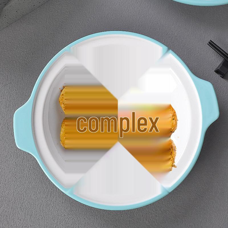 Nordic Style Commercial Buffet Plate – Durable Round Plastic Plate for Hotels and Restaurants