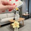 Cute Flower Pendant Phone Lanyard Soft Durable Nylon Detachable Buckle For Commute School Use