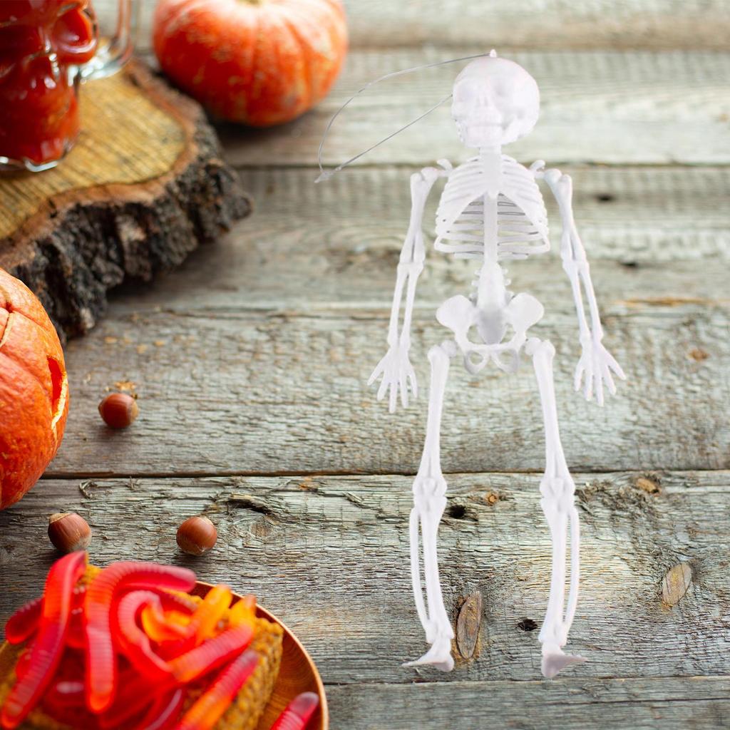 Halloween Skeleton Decoration Full Body Movable Joints Skeletons Model for Spooky Scene