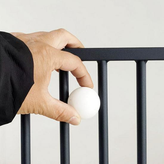 Child & Pet Door Guard: No-Punch Dog & Stairwell Fence Pole for Safe Isolation