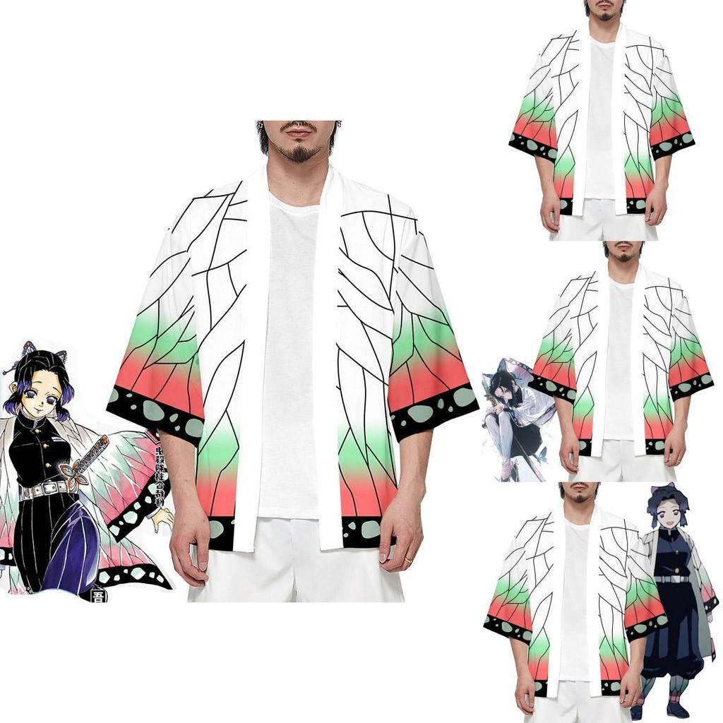 Stylish Demon Slayer Kimetsu No Yaiba Kochou Shinobu Cosplay Loose Haori Coat Tops For All Occasions