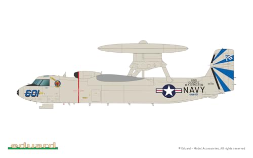 Eduard 1/72 Limited Edition Eyes of the Fleet E-2C Hawkeye Plastic Model Kit EDU2153 (Airplane)