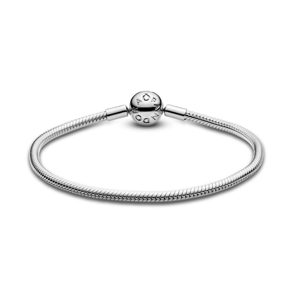 Pandora Moments Glattes Silber Klass Armband_594595C00