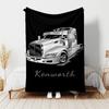 1pc Blanket - Kenworth LOGO Print Design, Lightweight Blanket for Sofa, Bed- Soft &Warm, Gift for All Seasons