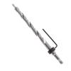 2 Pcs 3/8 inch (9.5mm) Pocket Hole Drill Bit 1/4 inch Hex Shank HSS (High-Speed Steel) Twist Step Drill Bit