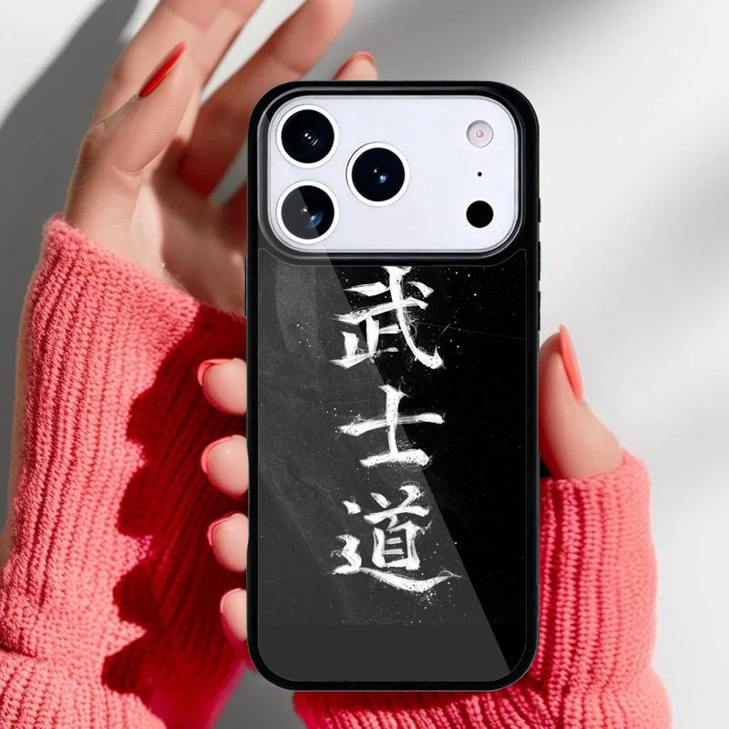 Bushido Samurai Phone Case for iPhone 17 16 15 14 13 Pro Max Back Cover for 12 11 Pro Coque