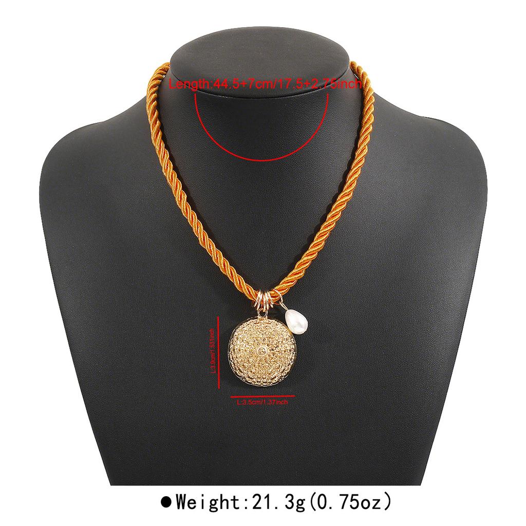 Tooxika Personalised Ocean Style Hand-Woven Necklace Summer Couple Girlfriends Colourful Rope Necklace