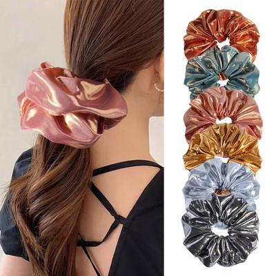 Elegante Scrunchie Nero Oversize per Capelli che Unisce Comfort e Stile, Elastico per Capelli, Accessorio per Capelli per l'Uso Quotidiano
