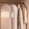 Hanging Garment Bag With Self Compression Zipper Dust Cover Clothes Bags Space Saving Transparent Dust Cover For Closet Storage