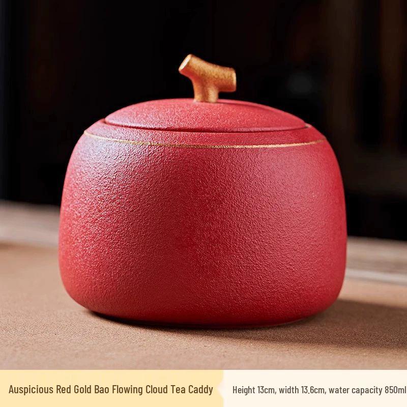 

Chinese Retro Purple Clay Tea Caddy