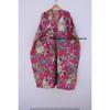 Women Cotton Pink Summer Sleepwear Beach Cover up Monkey Print Long Caftan Dress CKFTN-SCRN-FULL-BUYIT-127