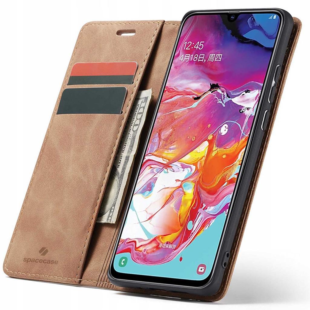 Sc Wallet Galaxy A70 Light Brown