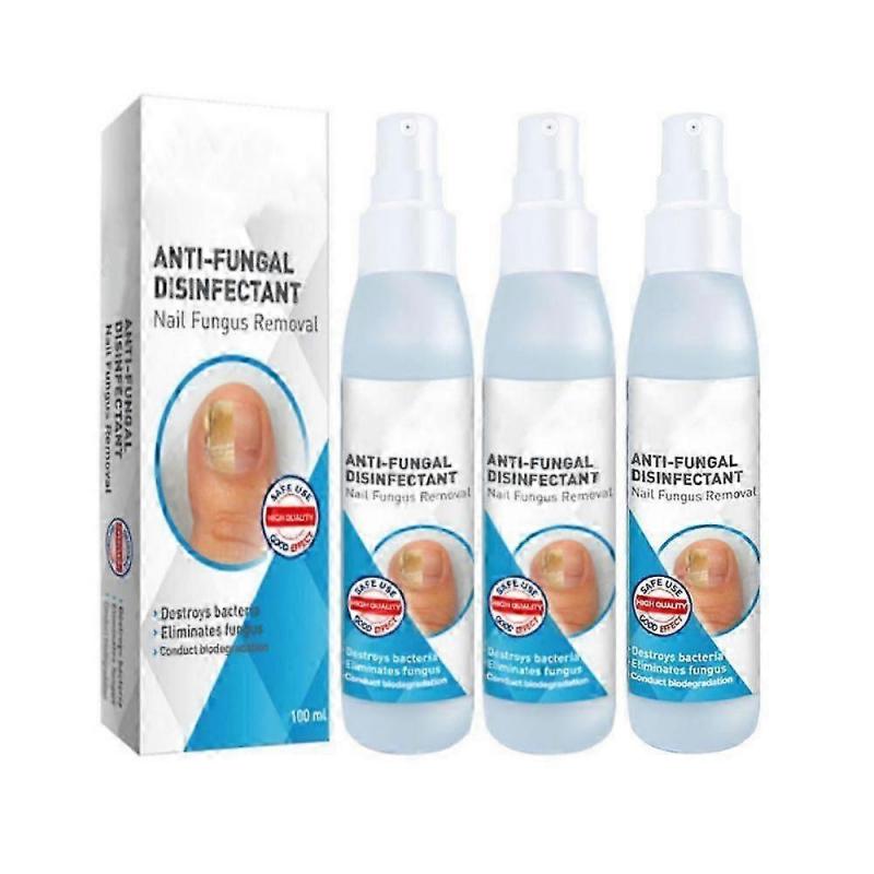 3pcs Nail Repair Spray Repair And Clean Nails, Hands, Feet, Soft Nails, Thicken Nails, Polish Nails 100ml