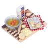1:12 Dollhouse Kitchen Accessories Set Milk Egg Bread Dish Dollhouse Accessories for Children