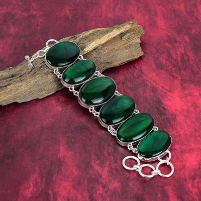 Green Flash Labradorite 925 Solid Sterling Silver Jewelry, Handmade Bracelet Jewelry For Her, Beauteous Labradorite Jewelry For Women