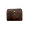 No Mas Stud Card Case (Dark Brown)