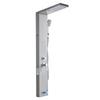 VEVOR Shower Panel Tower System with Rainfall Waterfall Shower Head, LED, 53 in Brushed Stainless Steel Shower Column, 5-Function Faucet
