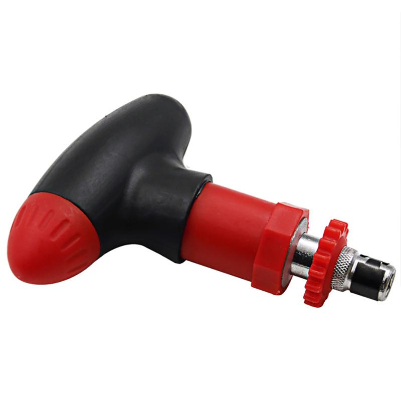 Manueller 6,35-mm-T-Ratschenschraubendreher, Vorwärts- und Rückwärtsdrehen, Haushaltswerkzeuge