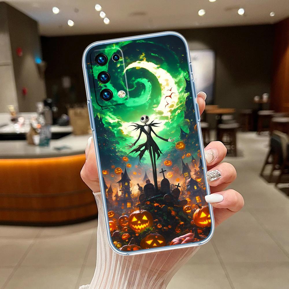 Nightmare Before Christmas Case for Motorola Moto G10 G20 G30 G31 G32 G34 G35 G41 G42 G50 G51 G52 G55 G60 G60S G62 G71 G72 G75
