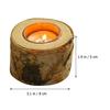 Creative Birch Holder Made of High Quality Wood Natural Finish Candlestick Decor for Cozy Home Ambience Living Room