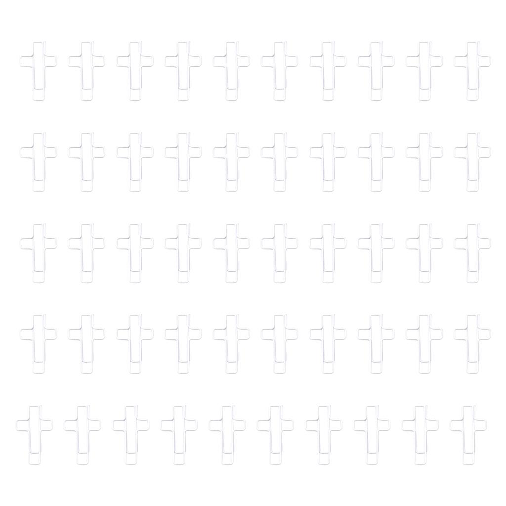 50 Pcs Crosses Shaped Paper Clips Metal Paperclips Bookmarks Office Clips Planner Clips Office Supplies for Student