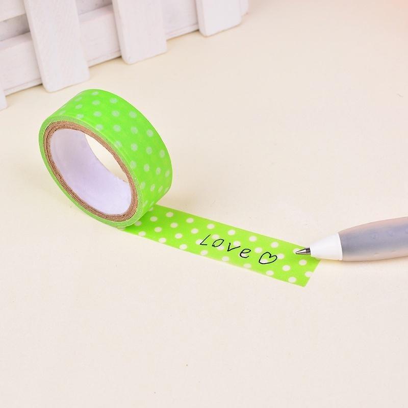 10 Pcs Washi Tape Roll Decorative Sticky Paper Masking Tape Adhesive(Size:10M)