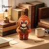 Skurrile Waldtier-Handstrickpuppe für Kinder, Weiches Häkeltier-Stofftier, Durchdachtes Geschenk für Liebste, Niedliches Handgeknüpftes Kuscheltier