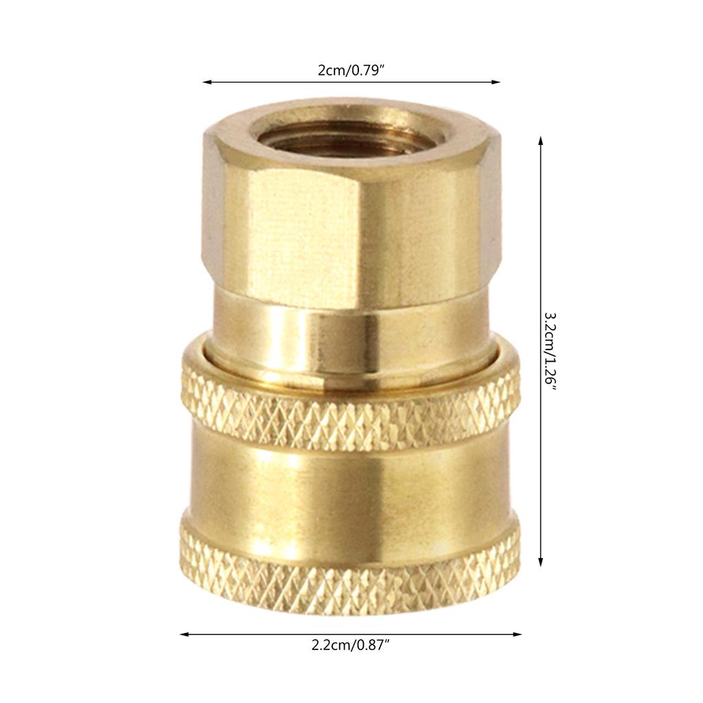 Pressure Washer Adapter Fitting Quick Disconnect M14 Quick Connect Quick Release- Spray Machine Fittings Hose Connectors