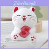Plush Lucky Cat Keychain With Pp Cotton Filling For Gifts And Bag Decoration