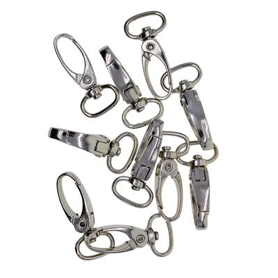 10 Lanyard Hook Swivel Snap Lobster Clasp Clips Keychain Jewelry Findings