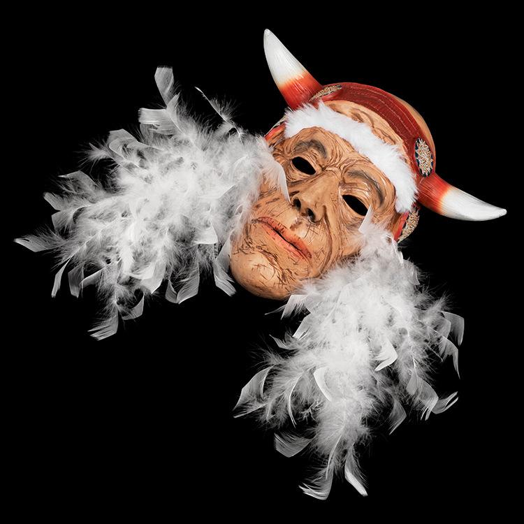 Indian chief headgear, role-playing latex mask