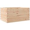 VidaXL Jardinière 90x60x45,5 cm bois de pin massif, jardinière d'extérieur, bac à fleurs, boîte à plantes, jardinière de 847278