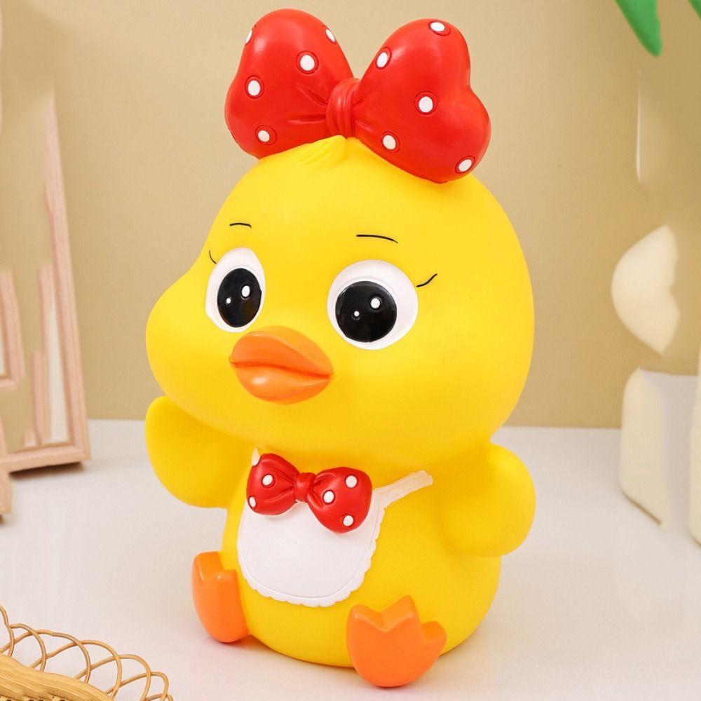 Decorative Cartoon Duck Money Boxes Anti Drop Duck Model Piggy Bank  Children/Kids