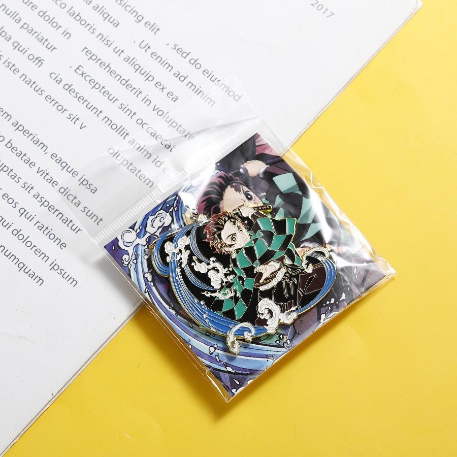 Demon Slayer Anime Lapel Pins Backpack Jeans Enamel Brooch Pin Women Fashion Jewelry Gifts Cartoon Badges