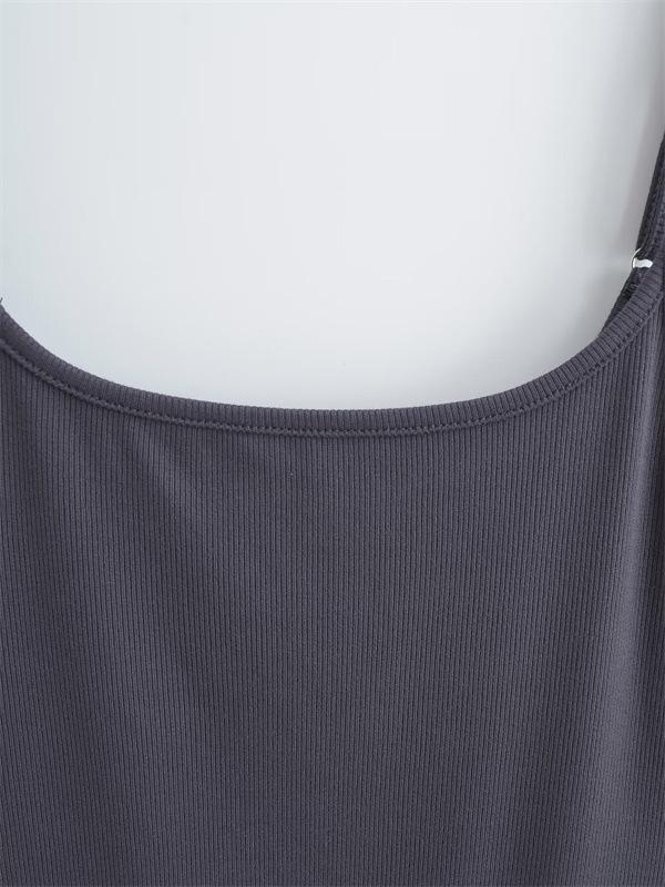 Women's Spicy Sexy Spaghetti Strap Slim Dress - Summer Elastic Fit, Hip-Hugging Short Skirt