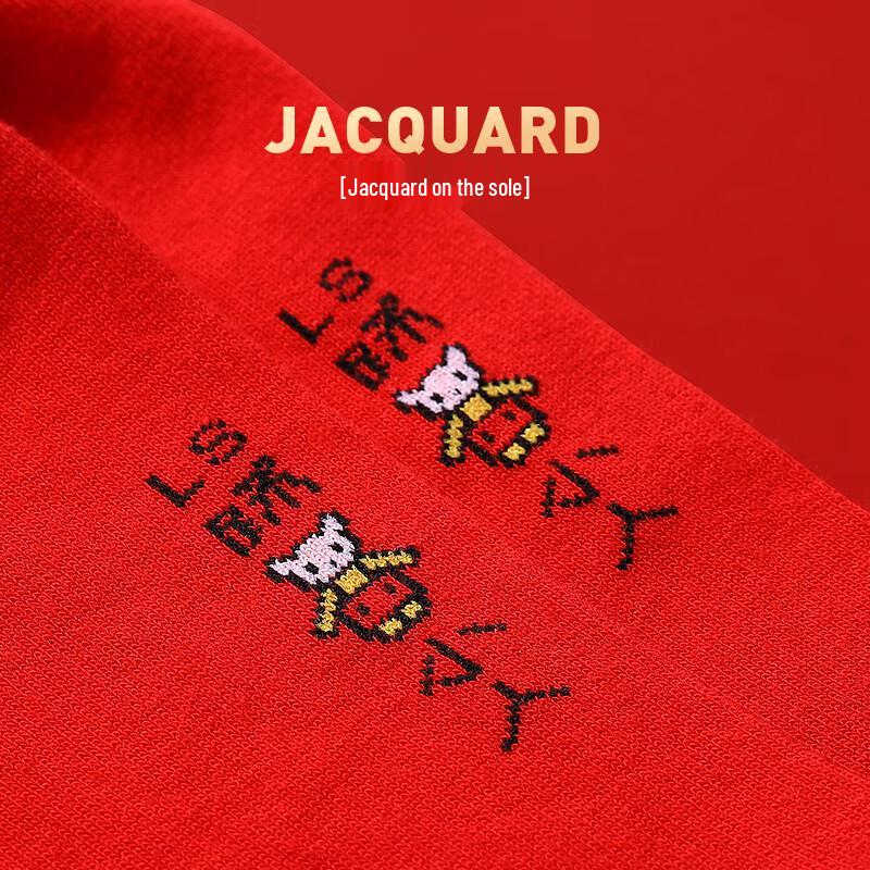 Men's Plus Size Dragon Year Cotton Boxer Briefs & Socks Set