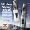Cordless Electric Hair Straightening Comb 3 Temperature Portable Hair Straightener  Travel Use