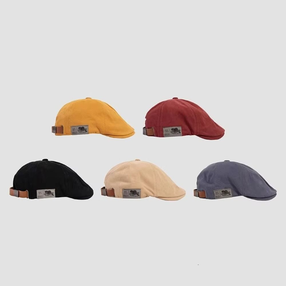 Retro Classic Berets Vintage Cap British Western Style Baseball Cap Men Berets Hat  Summer Autumn