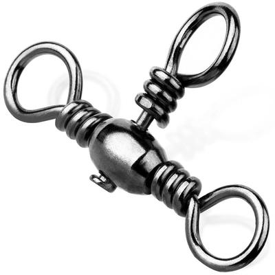 9KM DWLIFE Triple Swivel Fishing 50 Triple Suitable for Freshwater and Saltwater Use Tackle, Pieces, Swivel, T-Turn Swivel, High-Strength Connector,